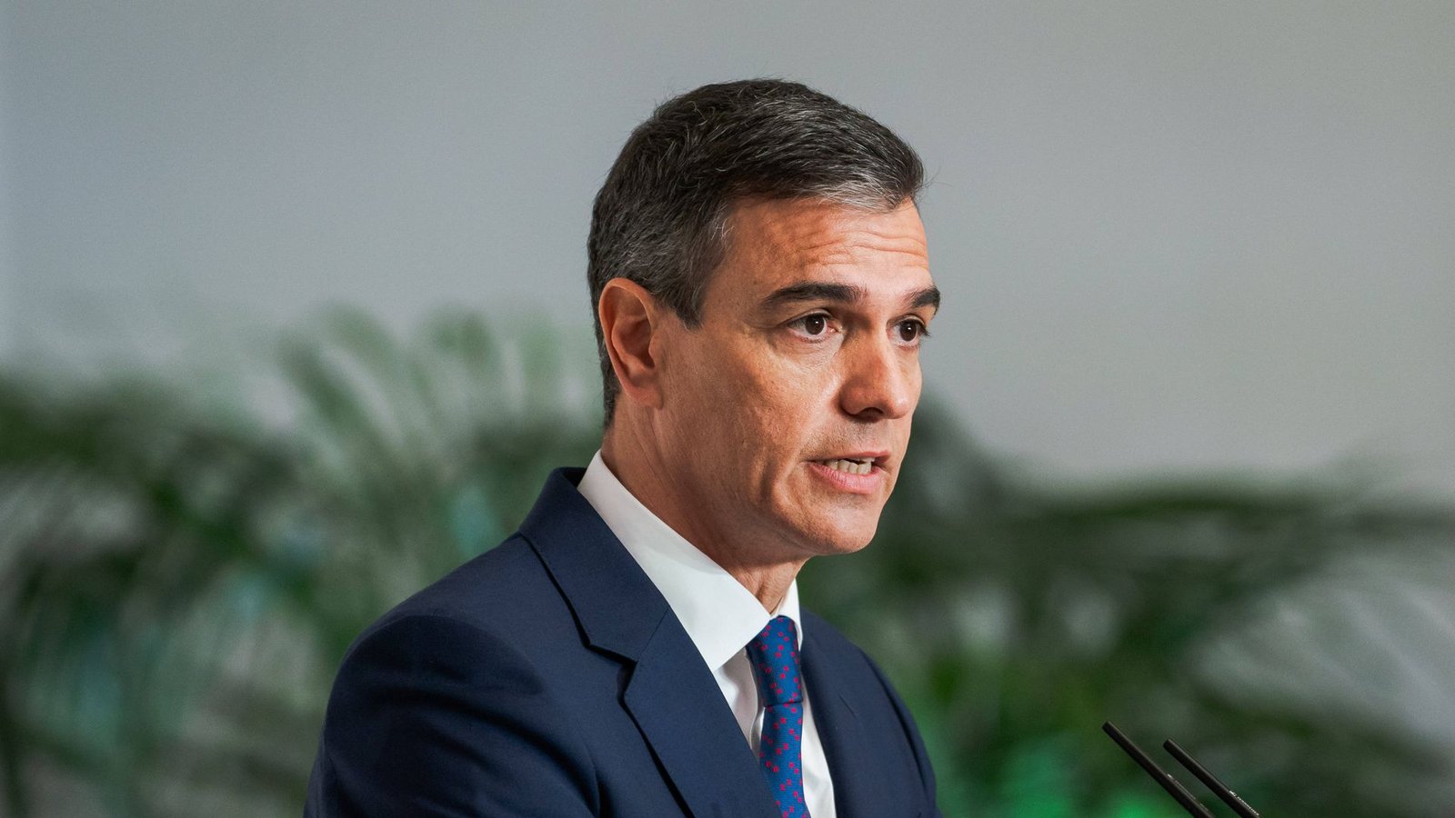 Spaniens Regierungschef Pedro Sánchez will die „Zwei-Staaten-Lösung“ forcieren. (Archivbild)Foto: IMAGO/ZUMA Press Wire/IMAGO/Guillermo Gutierrez Carrascal