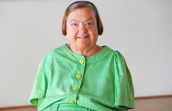 Sabine Wendlandt in ihrem PfarrsaalSabine Wendlandt im Pfarrsaal auf der  Reichenau<span class='image-autor'>Foto: Uli Fricker</span>
