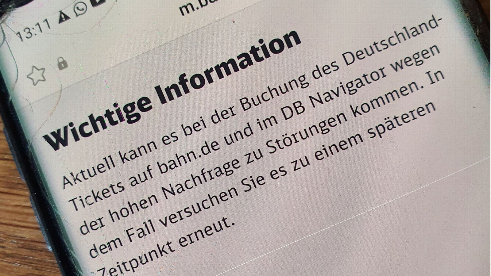 Wer am 1. Mai buchen wollte, musste es öfter versuchen.Foto: /
privat