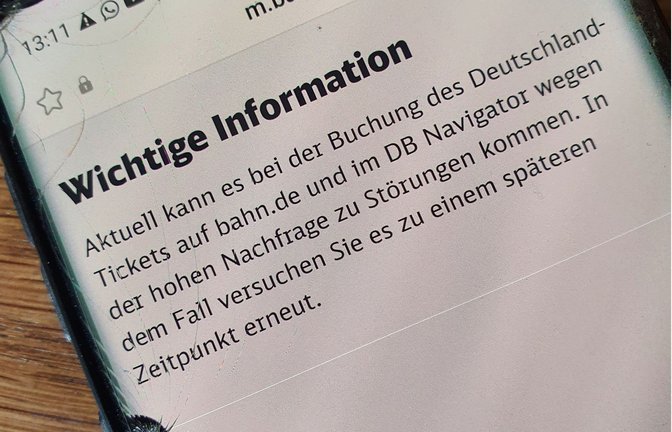 Wer am 1. Mai buchen wollte, musste es öfter versuchen.<span class='image-autor'>Foto: /
privat</span>