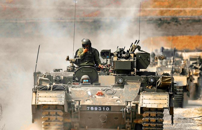 Ein Jahr nach Kriegsausbruch in Gaza gehen die Kämpfe zwischen Israel und der Hamas weiter.<span class='image-autor'>Foto: AFP/ARIS MESSINIS</span>
