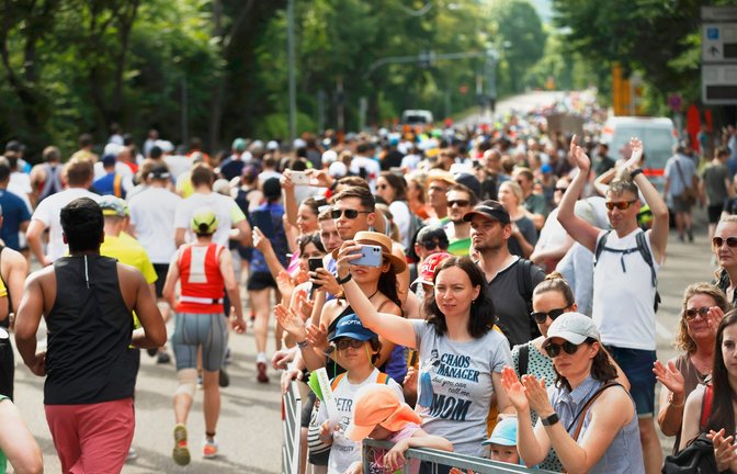 Mehr als 10 000 Teilnehmer werden in diesem Jahr an den Start gehen. In 30 Jahren Stuttgart-Lauf sind insgesamt fünf Millionen Kilometer zurückgelegt worden.<span class='image-autor'>Foto: Lichtgut/Julian Rettig</span>