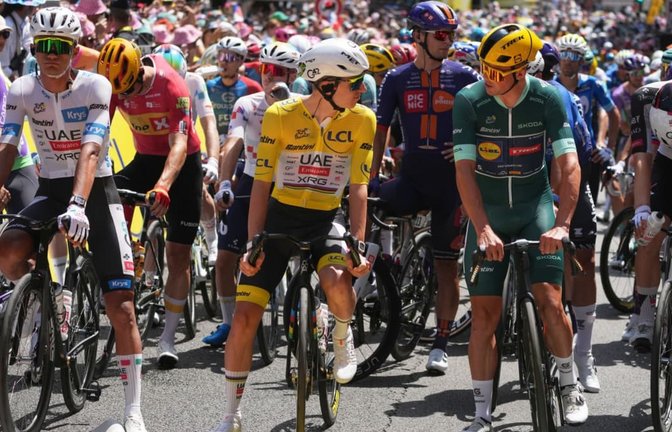 Bei der Tour de France können sich die Fans wieder auf spannende Etappen freuen.<span class='image-autor'>Thibault Camus/AP/dpa</span>