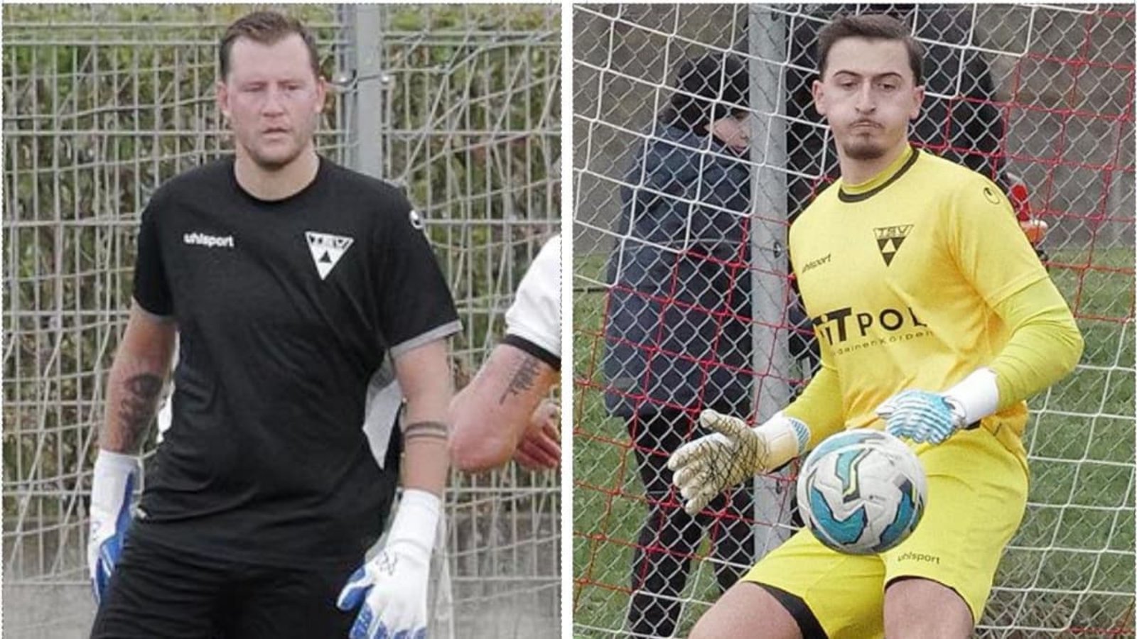Torhüter-Frage: Wie lange Kevin Rombach (links) ausfällt, ist noch offen. Die Chance für Sunny Simone (rechts)?Günter Bergmann