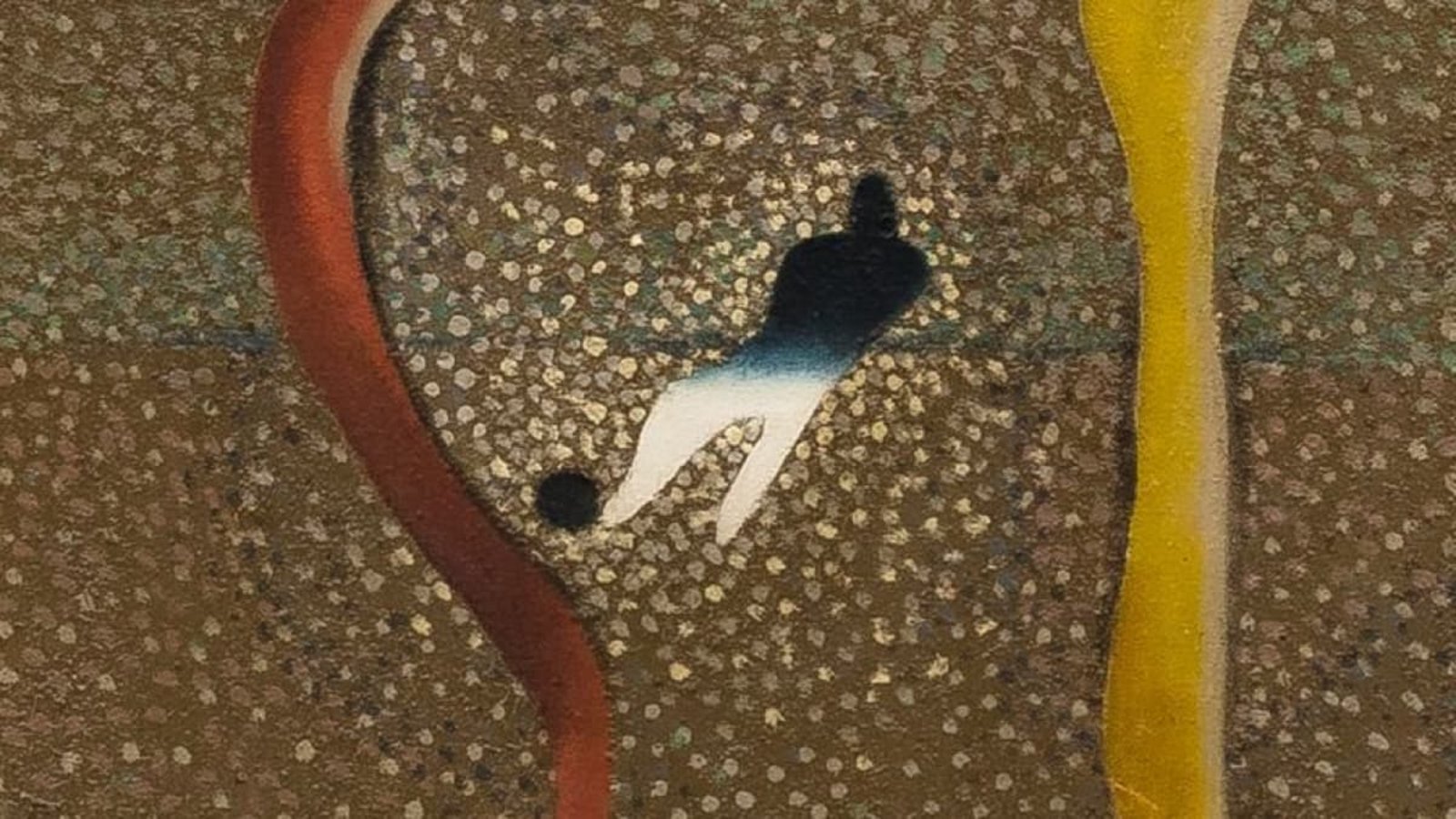 Willi Baumeister, Fußballspieler, 1934 - Bild in der Ausstellung "Visionäre der Moderne", Galerie Schlichtenmaier, Stuttgart, 2026© Willi Baumeister / VG Bild-Kunst, Bonn