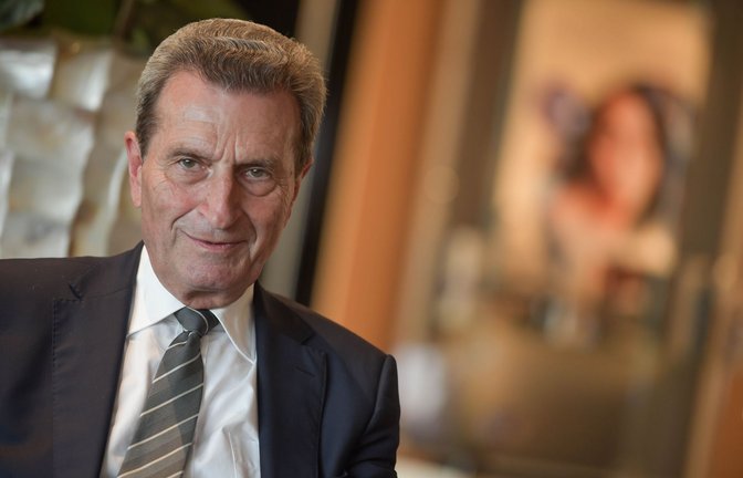 Günther Oettinger  ist noch immer voller Tatendrang.<span class='image-autor'>Foto: LICHTGUT/Max Kovalenko</span>