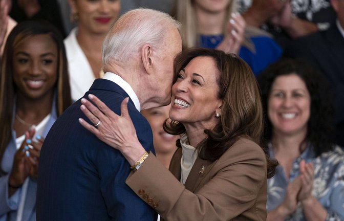 Kamala Harris: Wird sie die neue Präsidentschaftskandidatin der US-Demokraten?<span class='image-autor'>Foto: IMAGO/UPI Photo/IMAGO/BONNIE CASH</span>