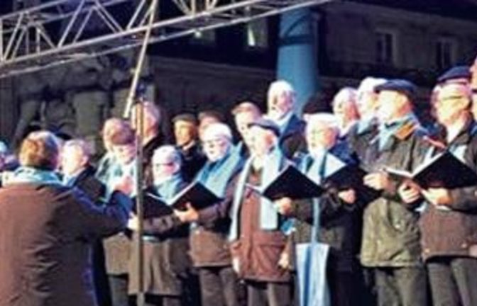 Der MPC 2000 beim europäischen Adventssingen in Stuttgart.  Foto: p