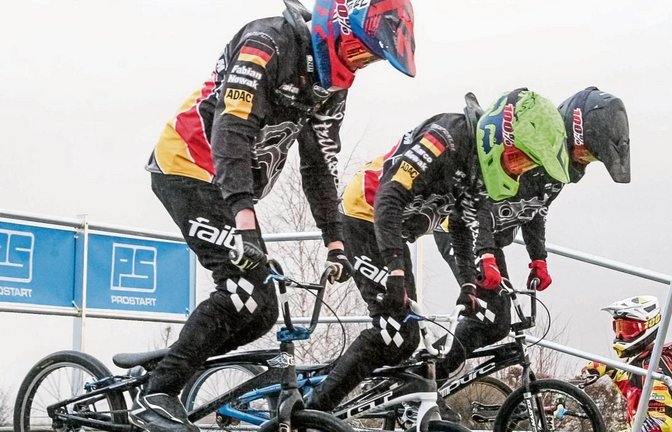 Die neue Starteinrichtung des MSC Strudelbachtal soll am Sonntag noch rasantere Rennen auf der Nussdorfer BMX-Bahn ermöglichen. Foto: Simecek