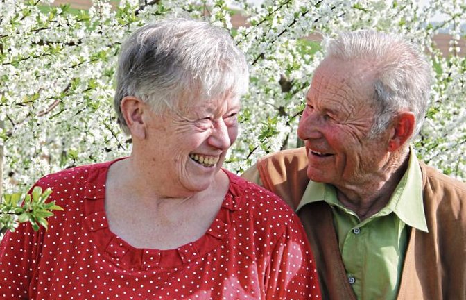 Seit mehr als einem halben Jahrhundert glücklich verheiratet: Gudrun und Adolf Beck aus Eberdingen feiern goldene Hochzeit. Foto: Rieger