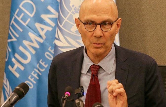 Volker Türk, Hoher Kommissar der Vereinten Nationen für Menschenrechte, sieht Hinweise auf mögliche Kriegsverbrechen Israels im Libanon (Archivfoto).<span class='image-autor'>Marwan Naamani/dpa</span>