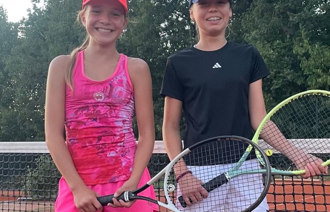 Tennis, TSV Hochdorf, Kelten-Cup 2026, Maxima Zweygart (links), Clara Schlittenhardt (rechts), Foto: privat
