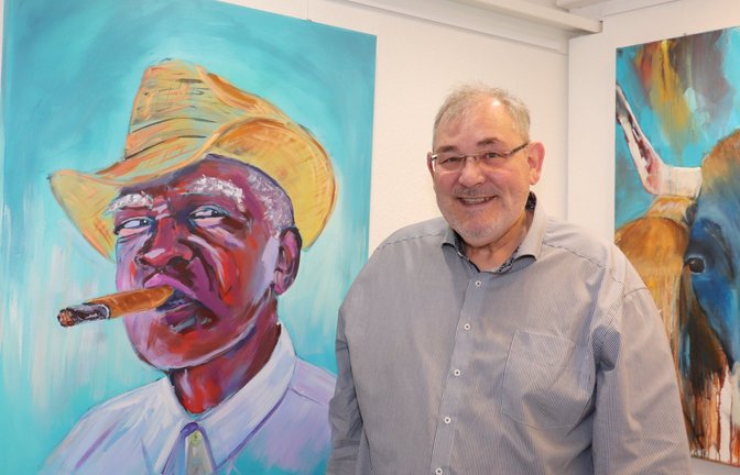 Frank Hertfelder neben seinem „Kubaner“.