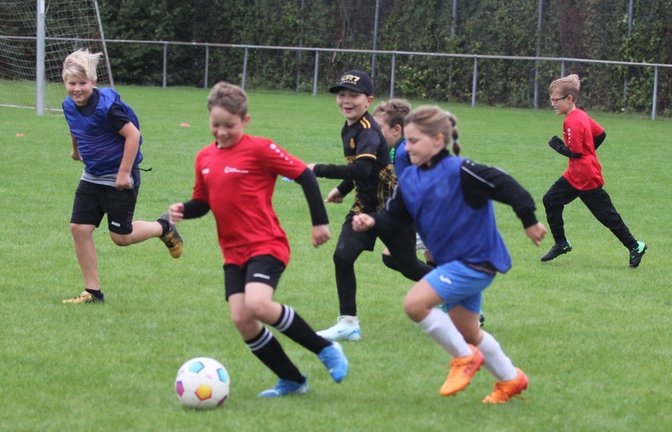 Beim Fußballcamp in Horrheim haben alle Kinder Spaß. <span class='image-autor'>Foto: Dittrich</span>