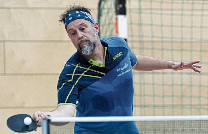 Richard Könne bleibt mit den TTF Gündelbach auch beim Rückrundenauftakt ohne Punktverlust.  Foto: Archiv/Leitner