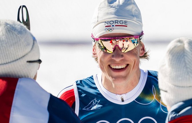 Der Strahlemann der Winterspiele: Johannes Hösflot Kläbo.<span class='image-autor'>Foto: Imago/Bildbyran</span>