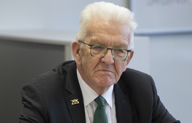 Baden-Württembergs Ministerpräsident Kretschmann  hat seine Partei zu einer härteren Gangart gegenüber der Linkspartei aufgefordert. (Archivbild)<span class='image-autor'>Foto: Lichtgut/Leif Piechowski</span>