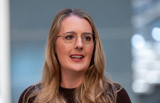 Grünen-Fraktionschefin Katharina Dröge.<span class='image-autor'>Foto: dpa/Michael Kappeler</span>