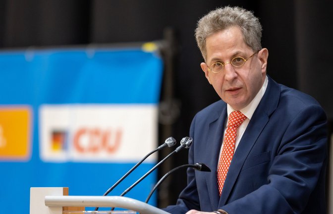 Wohl nicht mehr lange CDU-Mitglied: Der ehemalige Verfassungsschutz-Präsident Hans-Georg Maaßen will eine eigene Partei gründen.<span class='image-autor'>Foto: picture alliance/dpa/Michael Reichel</span>