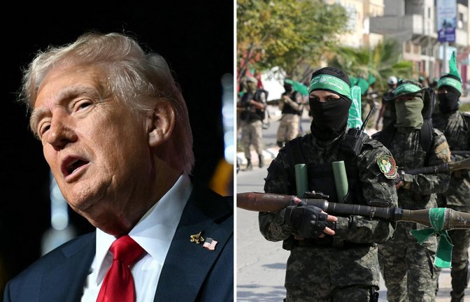 Donald Trump hat der Hamas eine Frist von „drei oder vier Tagen“ gesetzt, um dem Friedensplan für den Gazastreifen zuzustimmen.<span class='image-autor'>Foto: AFP/JIM WATSON</span>