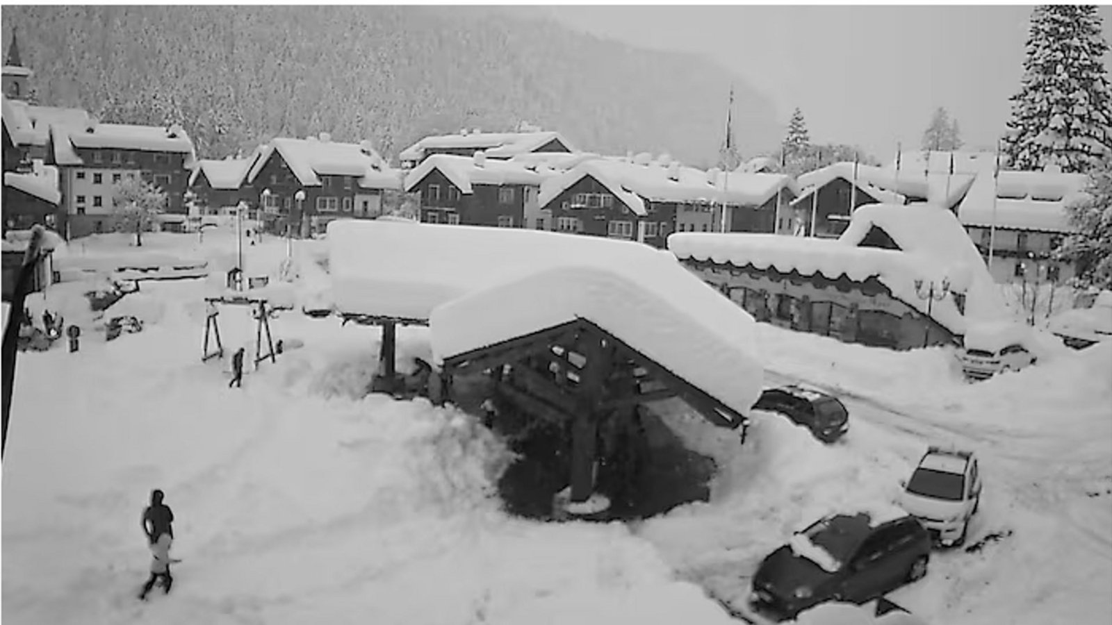 Der Winter hat das italienische Dorf Macugnaga wieder voll im Griff.Foto: Comune di Macugnaga