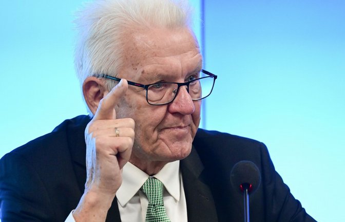 Er selber genießt noch viel Zustimmung bei den Bürgern, seine Partei nicht mehr: Ministerpräsident Winfried Kretschmann.<span class='image-autor'>Foto: dpa/Bernd Weißbrod</span>
