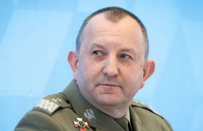 Jaroslaw Gromadzinski trat erst im Juni 2023 die Stelle des Eurokorps-Kommandeurs an.<span class='image-autor'>Foto: //Mateusz Wlodarczyk</span>