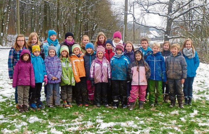 Die Sersheimer TV-Jugend auf dem Füllmenbacher Hof bei Diefenbach. Foto: p