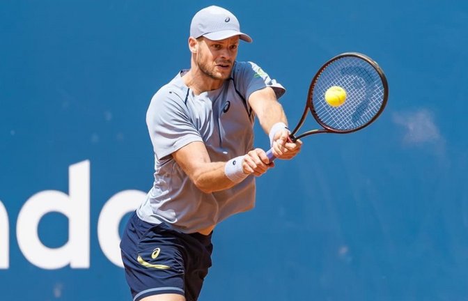 Yannick Hanfmann ist bei den Generali Open 2026 in Kitzbühel am Start.<span class='image-autor'>Expa/Johann Groder/APA/dpa</span>