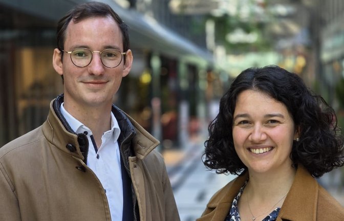 Sie führen nun die Landes-Grünen: Clara Wellhäußer und Jan-Lukas Schmitt.<span class='image-autor'>Jens Schmitz</span>