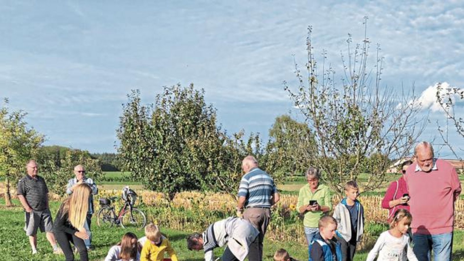 Die Familiengruppe des Sachsenheimer Albvereins hat im Mai Kartoffeln gesteckt, im Juni gefelgt, gehäufelt und vom Unkraut befreit und nun geerntet. Das Kraut wurde verbrannt und einige der frisch geernteten Kartoffeln im Feuer gegart. Mit dem Ernteergebnis waren alle sehr zufrieden. Auch ein Kartoffelkönig wurde gekürt. „Eine tolle Aktion, welche den Kindern gezeigt hat, welche Arbeit nötig ist, bis Kartoffeln geerntet werden können. Es hat allen viel Spaßt gemacht“, lautet das Fazit des Albvereins. Foto: p Die Familiengruppe des Sachsenheimer Albvereins hat im Mai Kartoffeln gesteckt, im Juni gefelgt, gehäufelt und vom Unkraut befreit und nun geerntet. Das Kraut wurde verbrannt und einige der frisch geernteten Kartoffeln im Feuer gegart. Mit dem Ernteergebnis waren alle sehr zufrieden. Auch ein Kartoffelkönig wurde gekürt. „Eine tolle Aktion, welche den Kindern gezeigt hat, welche Arbeit nötig ist, bis Kartoffeln geerntet werden können. Es hat allen viel Spaßt gemacht“, lautet das Fazit des Albvereins. Foto: p