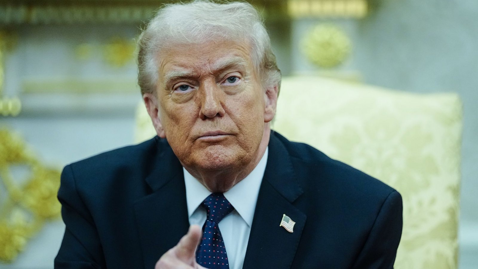 Trump hat sich mit Vertretern der US-Rüstungsbranche getroffen. (Archivbild)Foto: Kay Nietfeld/dpa Trump hat sich mit Vertretern der US-Rüstungsbranche getroffen. (Archivbild)Foto: Kay Nietfeld/dpa