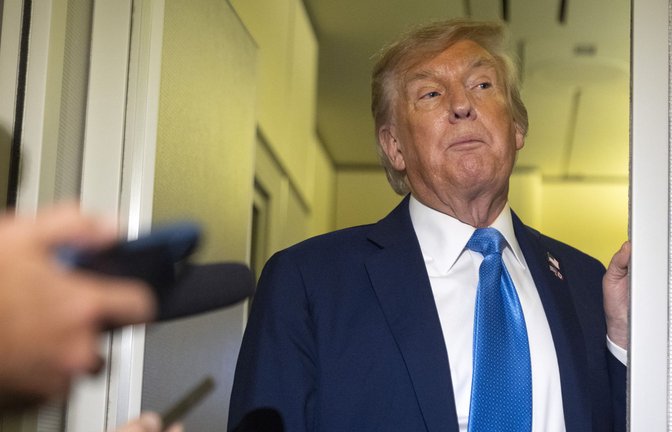 US-Präsident Donald Trump<span class='image-autor'>Foto: Mark Schiefelbein/AP/dpa/Mark Schiefelbein</span>