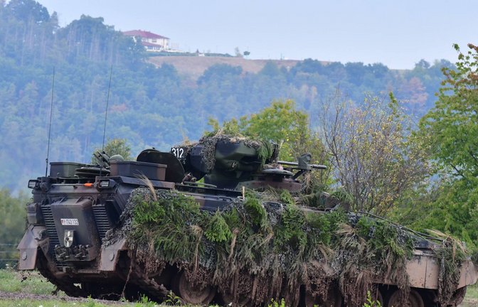 Schützenpanzer Marder der Bundeswehr.<span class='image-autor'>Foto: IMAGO/Sven Eckelkamp</span>