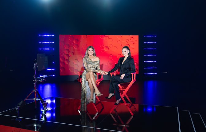 Model-Mama Heidi Klum mit ihrer Tochter Leni beim GNTM-Casting 2025 in München.<span class='image-autor'>Foto: ProSieben/Daniel Graf</span>