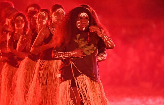 Traditioneller Tanz von Aborigines-Frauen.<span class='image-autor'>Foto: Imago/Newscomworld</span>