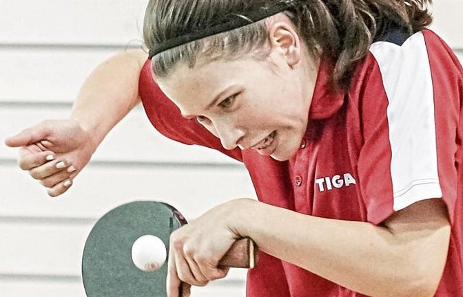 Sophie Wagner vom TSV Korntal gibt alles. In der weiblichen U 18 landet sie allerdings nur auf einem der hinteren Plätze. Foto: Simecek