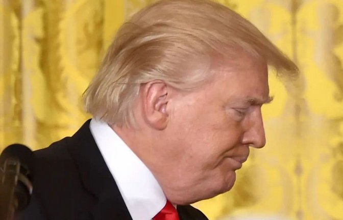 „Cement-Hairstyle“: So nennt man unter Top-Coiffeuren die Haarpracht von US-Präsident Donald Trump.<span class='image-autor'>AFP</span>