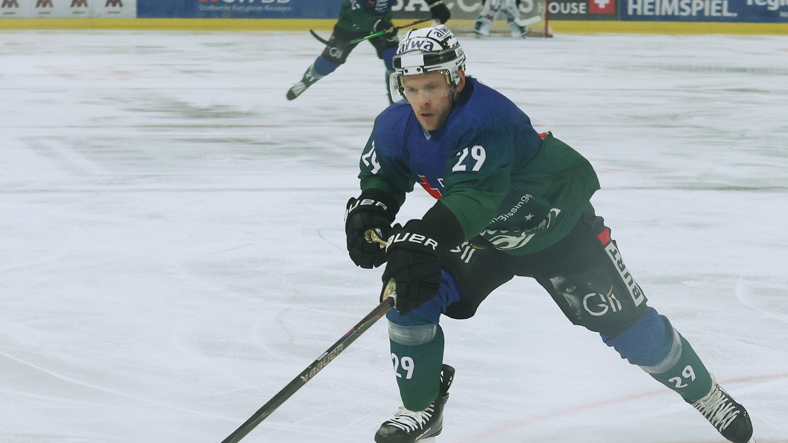 Traf nur gegen Kaufbeuren: Alexander Preibisch von den Bietigheim Steelers. Foto: Baumann Traf nur gegen Kaufbeuren: Alexander Preibisch von den Bietigheim Steelers. Foto: Baumann