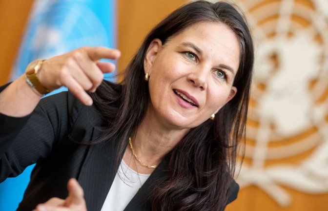 Im September läuft Baerbocks Amtszeit als Präsidentin der UN-Generalversammlung aus.<span class='image-autor'>Michael Kappeler/dpa</span>