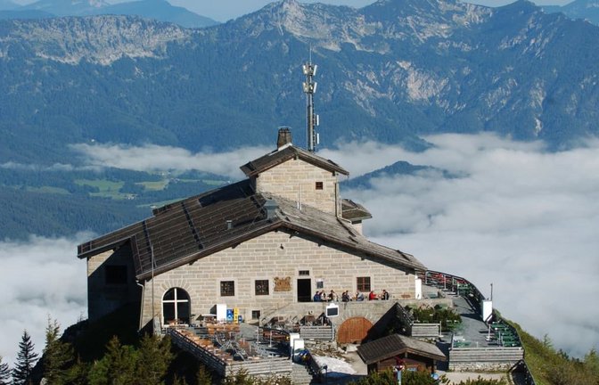 Im Kehlsteinhaus, auf dem 1835 Meter hohen Kehlstein oberhalb von Berchtesgaden, ist ein Großbrand ausgebrochen. (Archivbild)<span class='image-autor'>Peter Kneffel/dpa</span>