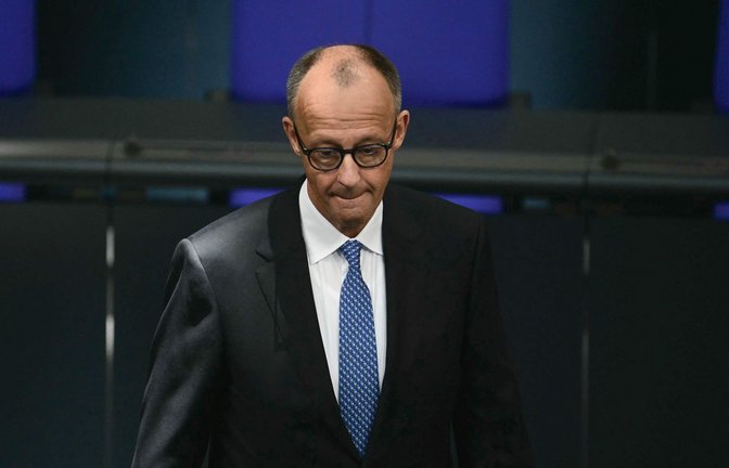 Damit hatte keiner gerechnet – Friedrich Merz scheitert im ersten Durchgang der Kanzlerwahl. In der EU wird das Scheitern mit bangen Blicken verfolgt.<span class='image-autor'>Foto: TOBIAS SCHWARZ/AFP</span>
