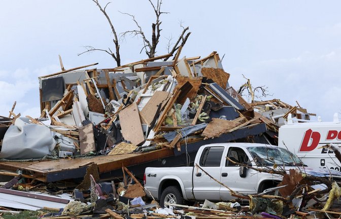 Tornados richteten im Mittleren Westen der USA große Schäden an.<span class='image-autor'>Foto: dpa/Nikos Frazier</span>
