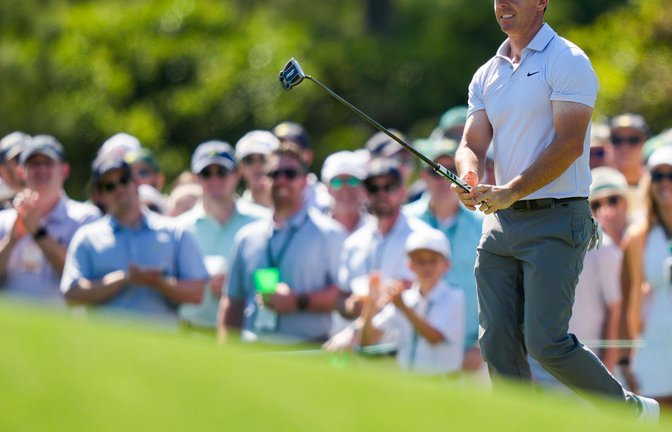 Rory McIlroy liegt nach Tag zwei souverän an der Spitze beim Masters in Augusta.<span class='image-autor'>Foto: Matt Slocum/AP/dpa</span>