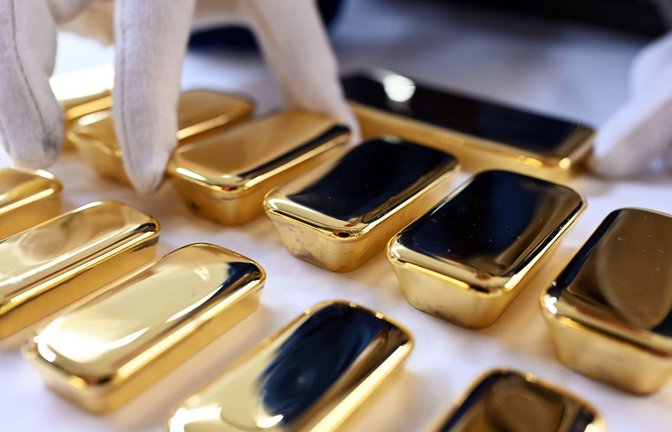 Schon seit Februar steigt der Goldpreis an.<span class='image-autor'>Foto: dpa/Uli Deck</span>