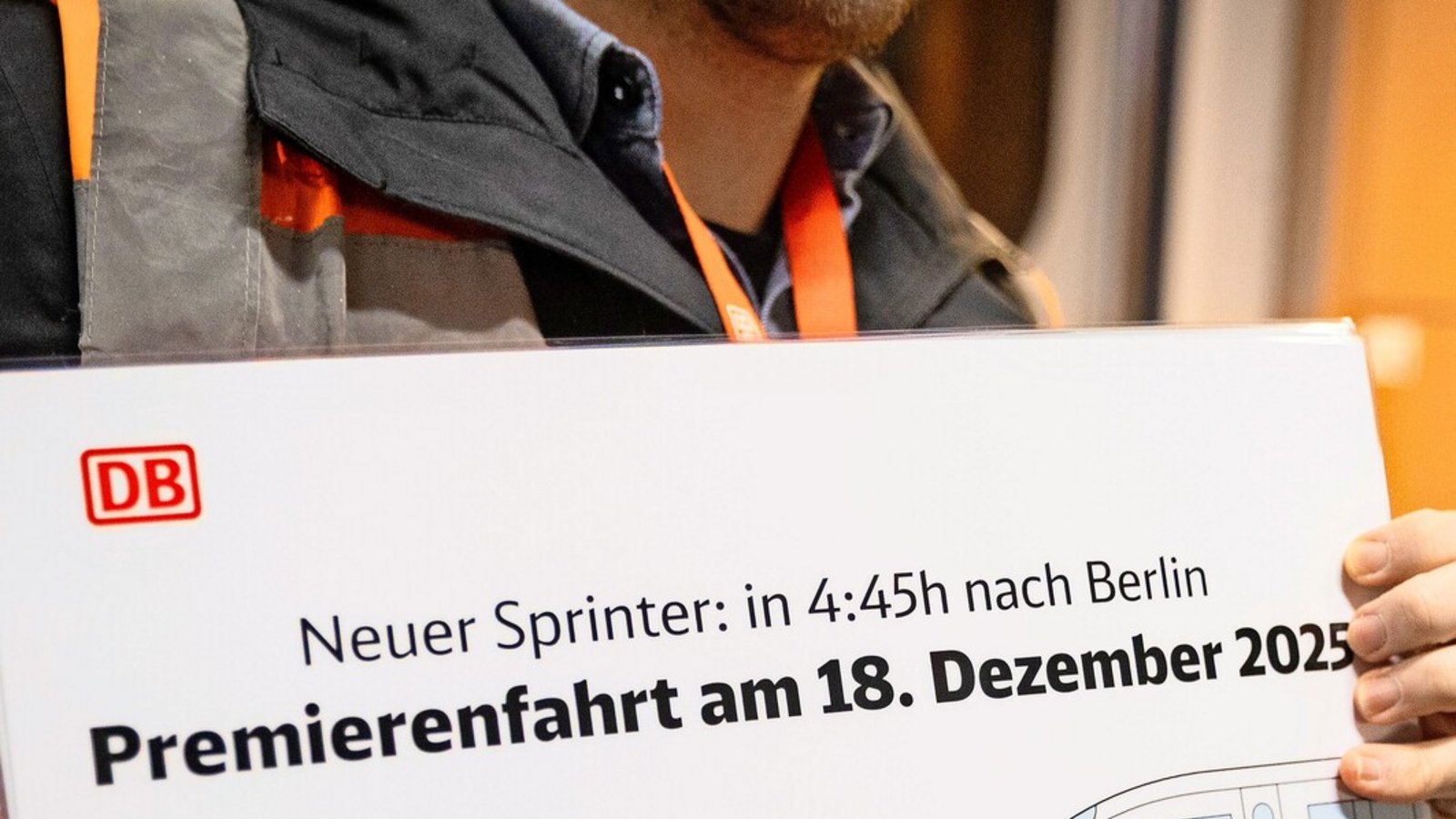 Im Dezember 2025 wurde die neue Sprinterverbindung nach Berlin gefeiert.Foto: Lichtgut Im Dezember 2025 wurde die neue Sprinterverbindung nach Berlin gefeiert.Foto: Lichtgut