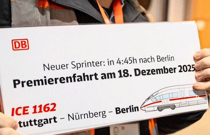 Im Dezember 2025 wurde die neue Sprinterverbindung  nach Berlin gefeiert.<span class='image-autor'>Foto: Lichtgut</span>