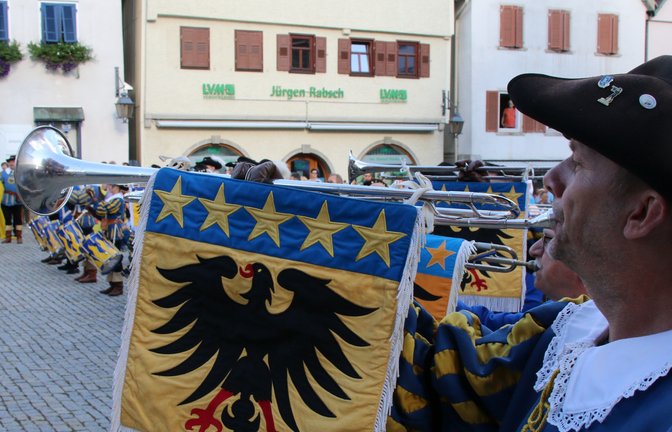 Der Fanfarenzug des Musikvereins Markgröningen ist 50 Jahre alt.