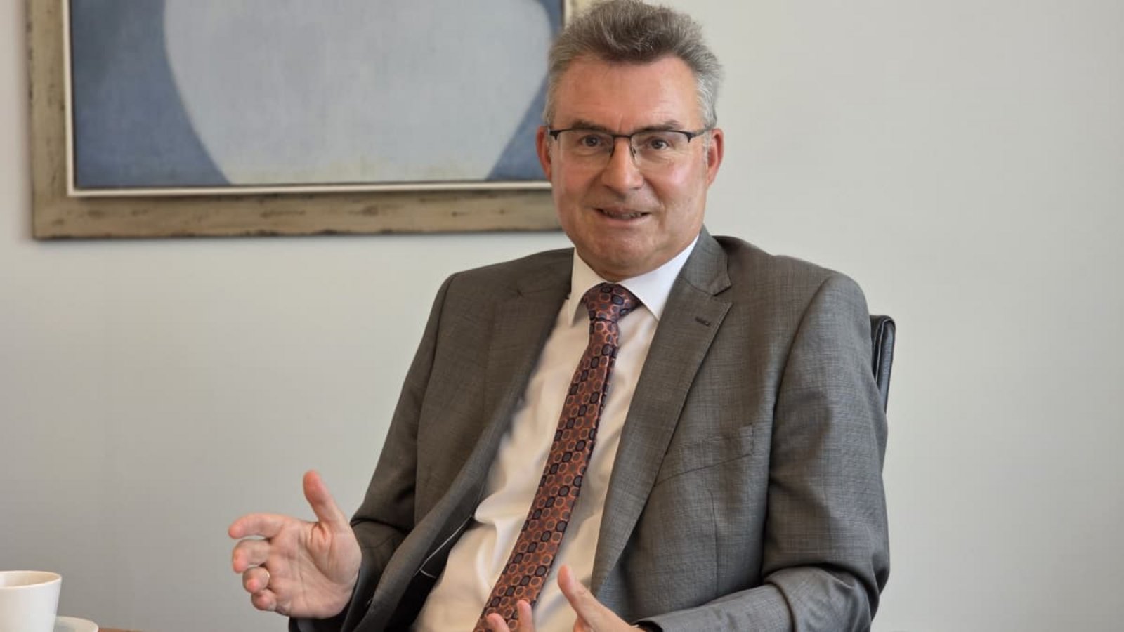 Landkreistagspräsident Achim BrötelJens Schmitz