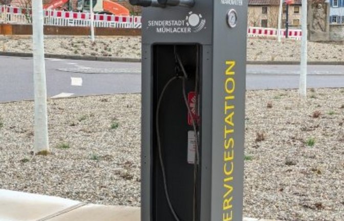 In Dürrmenz können Radfahrer kleinere Pannen selbst beheben. Foto: p